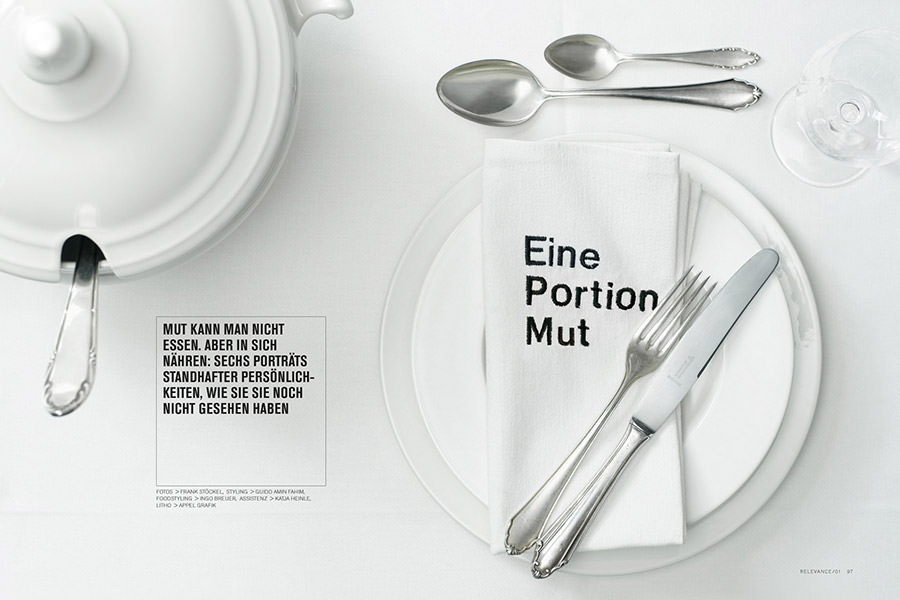 Geschirr, Teller und Besteck